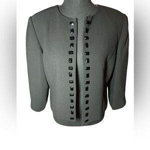 Jessica Howard Black Blazer with Embellishments